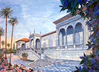 Litografie Ville Sanremo renzo antonelli