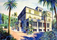 Litografie Ville Sanremo renzo antonelli